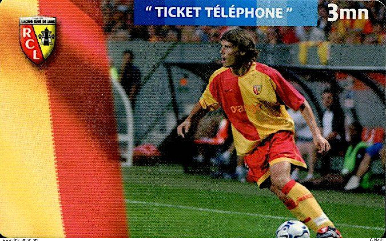 Ticket Telephone – 15/11/2004 – RC Lens – Yohann Lachor - FT Tickets