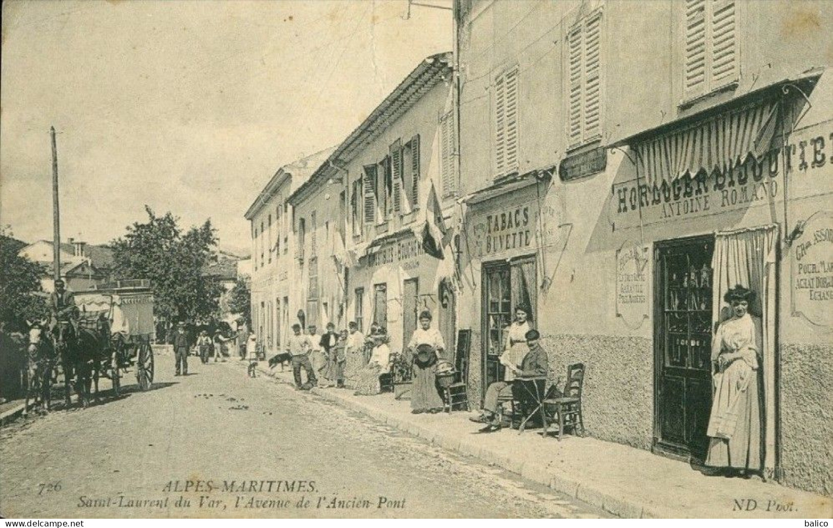 06 - Saint Laurent Du Var, L'Avenue De L'Ancien Pont - Commerces - Saint-Laurent-du-Var