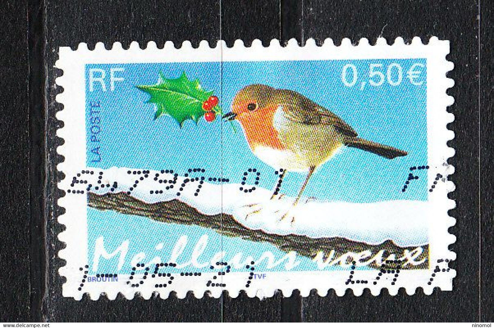 Francia -  2019. Pettirosso, Robin. Meilleurs Voeux.  MNH - Sparrows