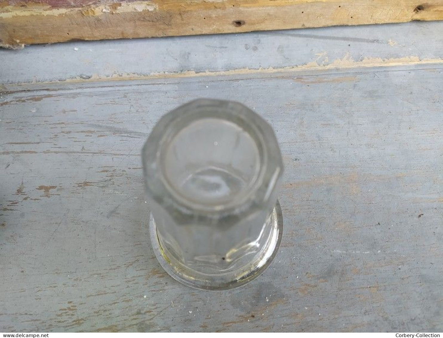 Ancien Petit Pot Confiture Verre Bulle XIXème - Otros & Sin Clasificación