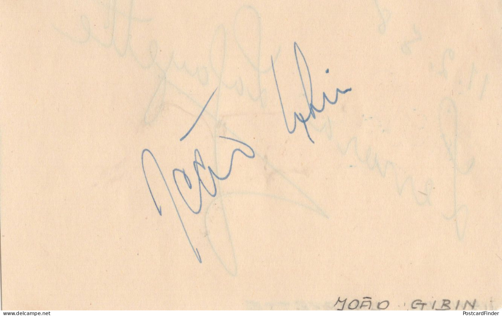 Lenora Lafayette Joao Gibin 2x Brazil USA Old Opera Autograph S - Singers & Musicians