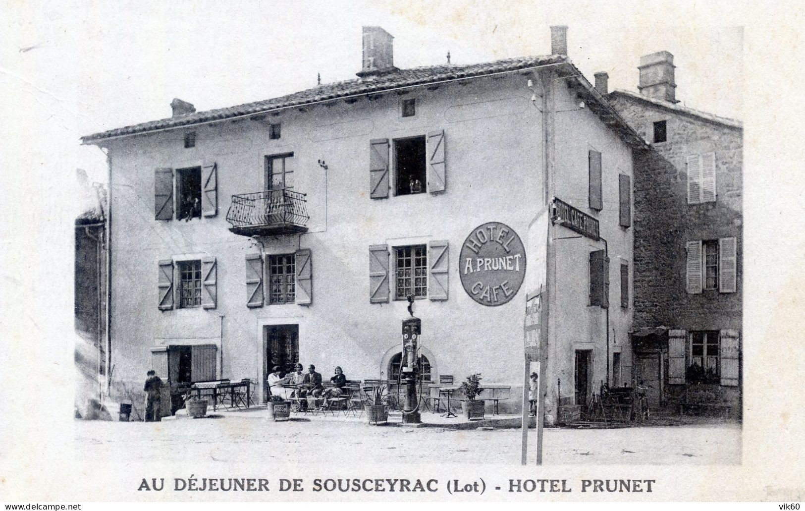 46  SOUSCEYRAC  HOTEL PRUNET - Sousceyrac