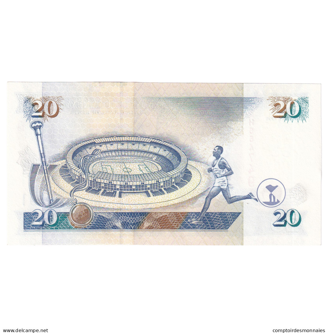 Billet, Kenya, 20 Shillings, 1996, 1996-01-01, KM:35a2, NEUF - Kenia