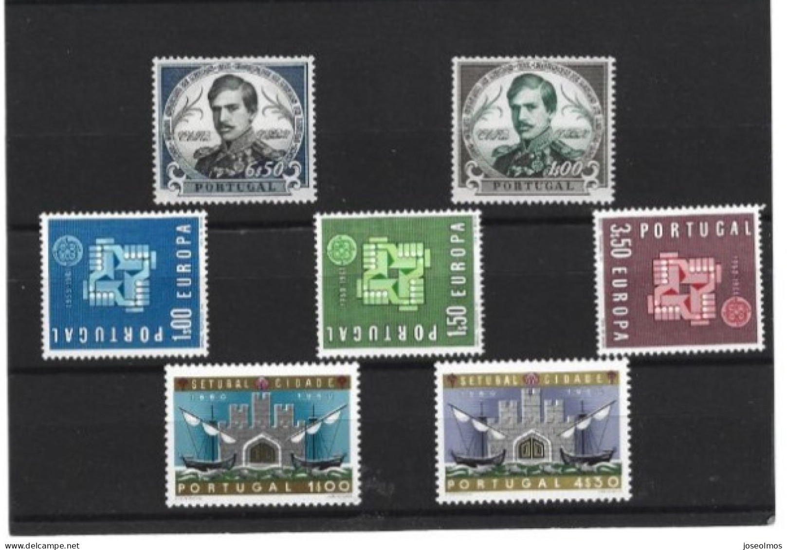 TIMBRES PORTUGUAL  ANNEE COMPLETE NEUF 1961** 7VLS LUXE - Full Years