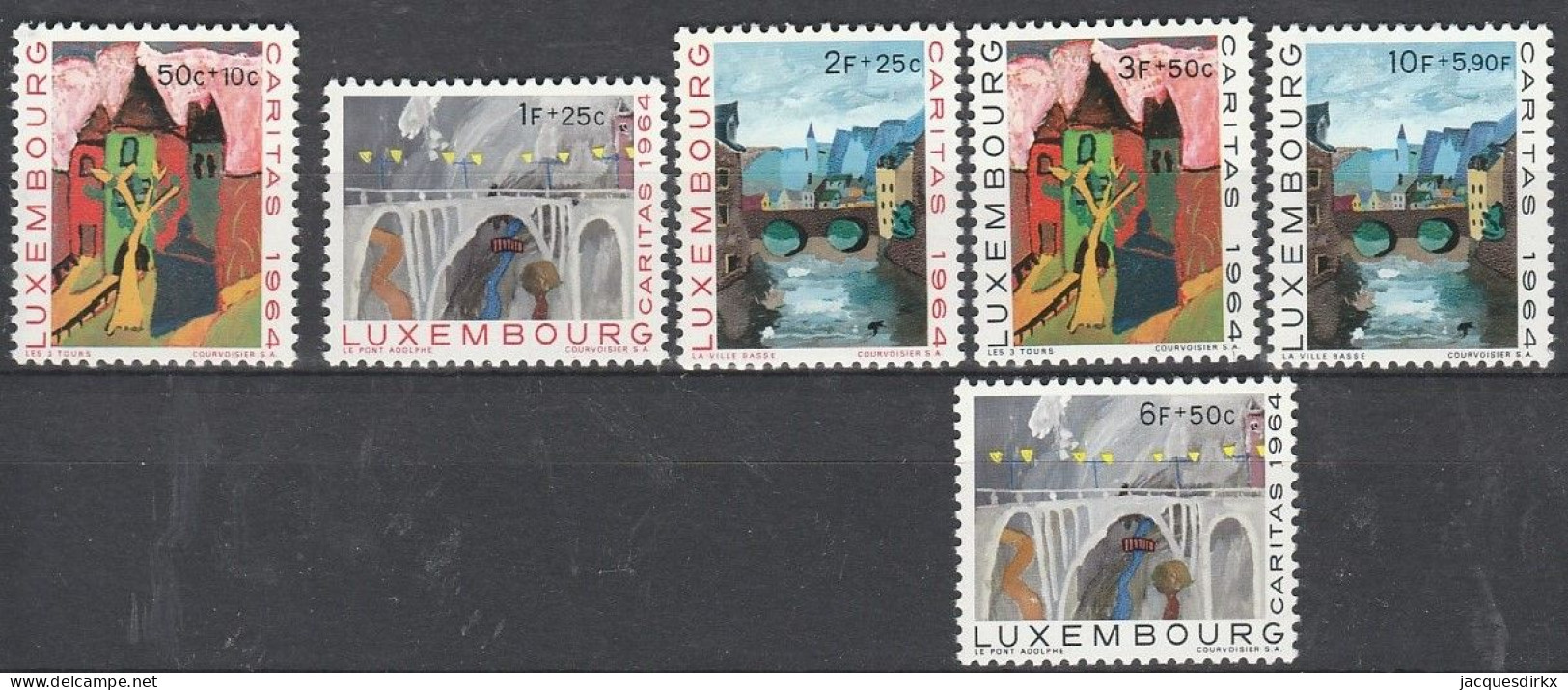 Luxembourg    .   Y&T     .    654/659     .    **      .      Neuf Avec Gomme Et SANS Charnière - Unused Stamps
