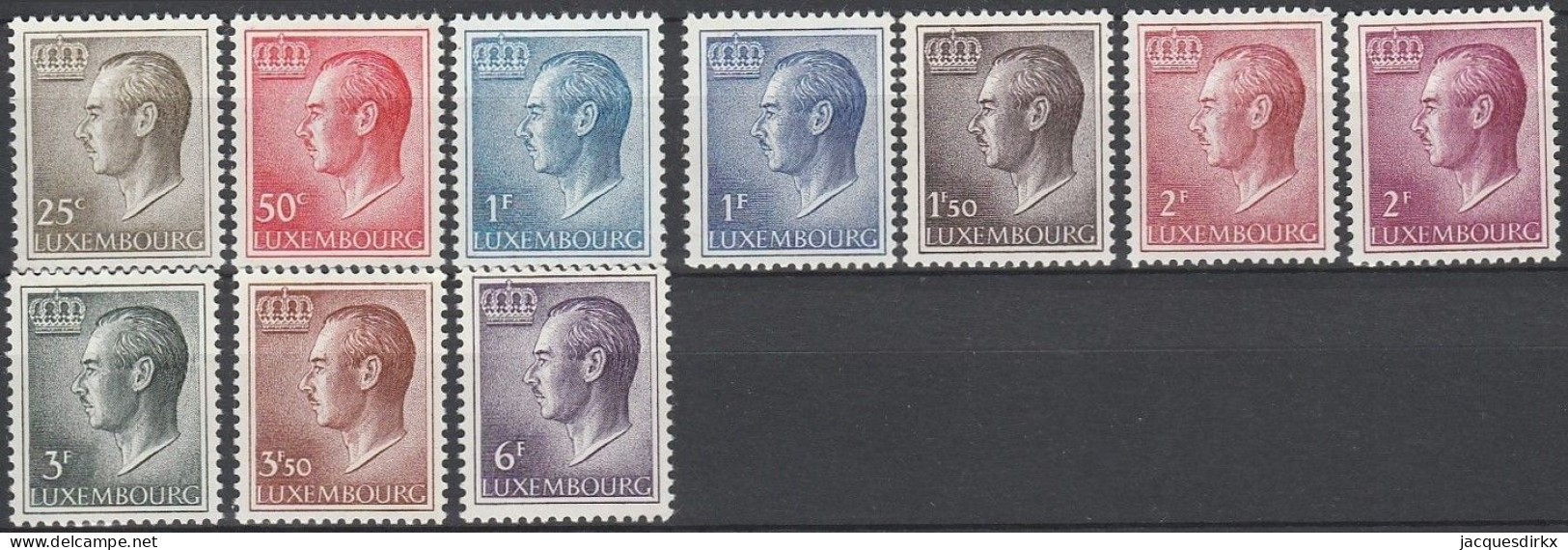 Luxembourg    .   Y&T     .    660/667     .    **      .      Neuf Avec Gomme Et SANS Charnière - Unused Stamps