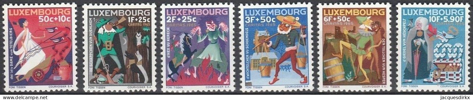 Luxembourg    .   Y&T     .    672/677    .    **      .      Neuf Avec Gomme Et SANS Charnière - Unused Stamps