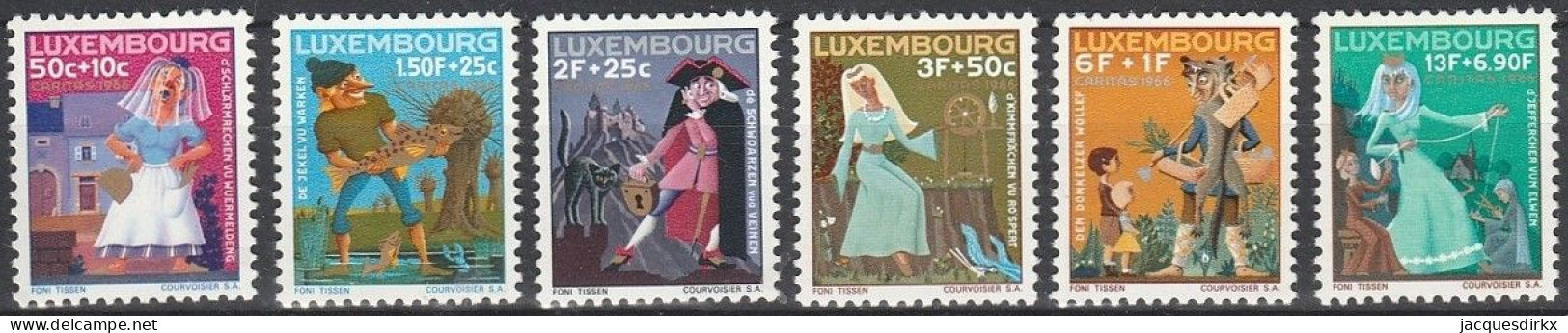 Luxembourg    .   Y&T     .    691/696     .    **      .      Neuf Avec Gomme Et SANS Charnière - Unused Stamps