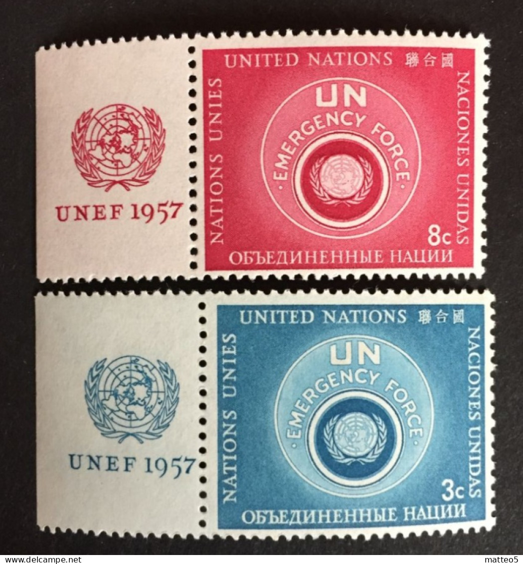 1957 - United Nations UNO UN ONU - UN Emergency Force . Badgeof UN Emergency Force - Unused - Nuovi