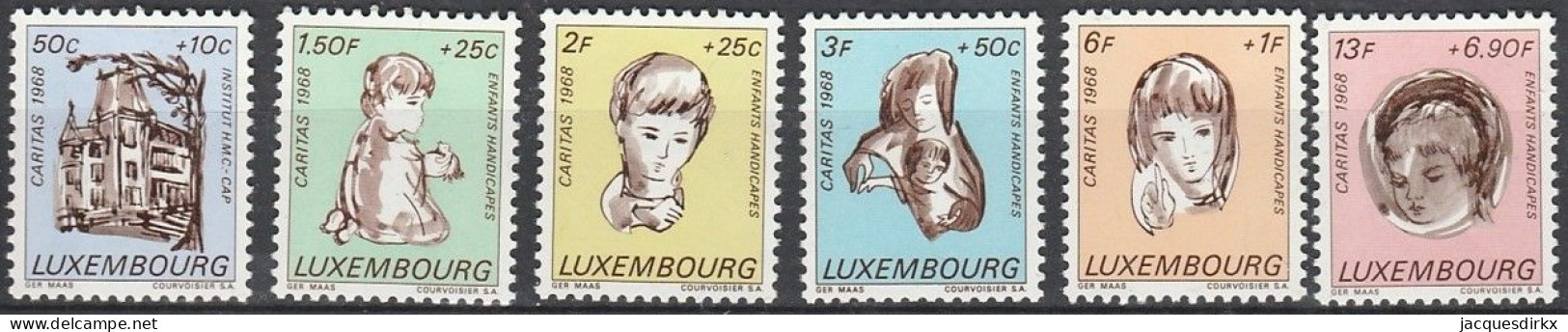 Luxembourg    .   Y&T     .    729/734     .    **      .      Neuf Avec Gomme Et SANS Charnière - Neufs