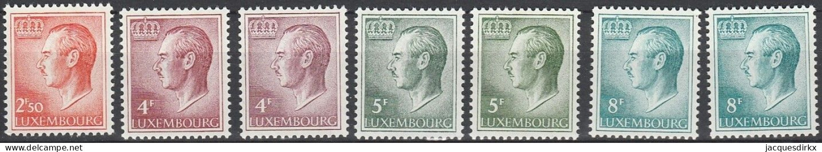 Luxembourg    .   Y&T     .    778/781     .    **      .      Neuf Avec Gomme Et SANS Charnière - Unused Stamps