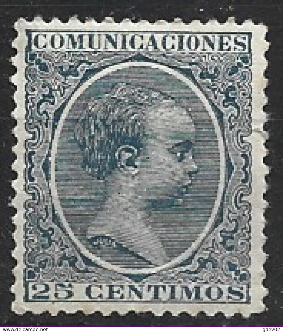 ES221SACF-L4212A-TESPTINNUE.Spain.Espagne   .ESPAÑA.ALFONDO  Xlll 1888/9.(Ed 221*) Con Fijasellos..MAGNIFICO - Nuevos