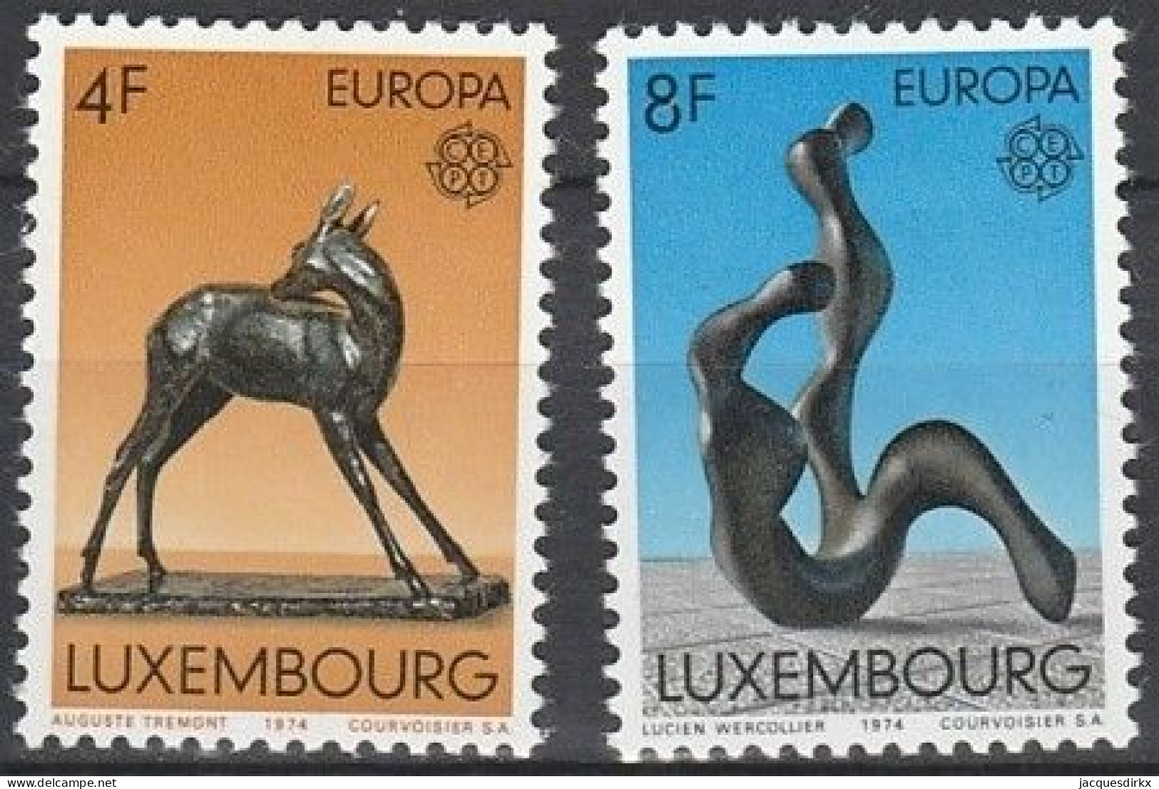 Luxembourg    .   Y&T     .    832/833     .    **      .      Neuf Avec Gomme Et SANS Charnière - Unused Stamps