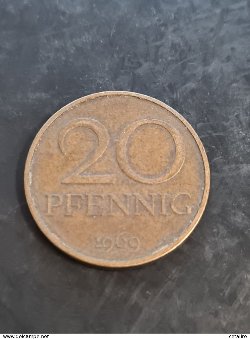 RDA 25 Pfennigs 1969 SUP - 20 Pfennig