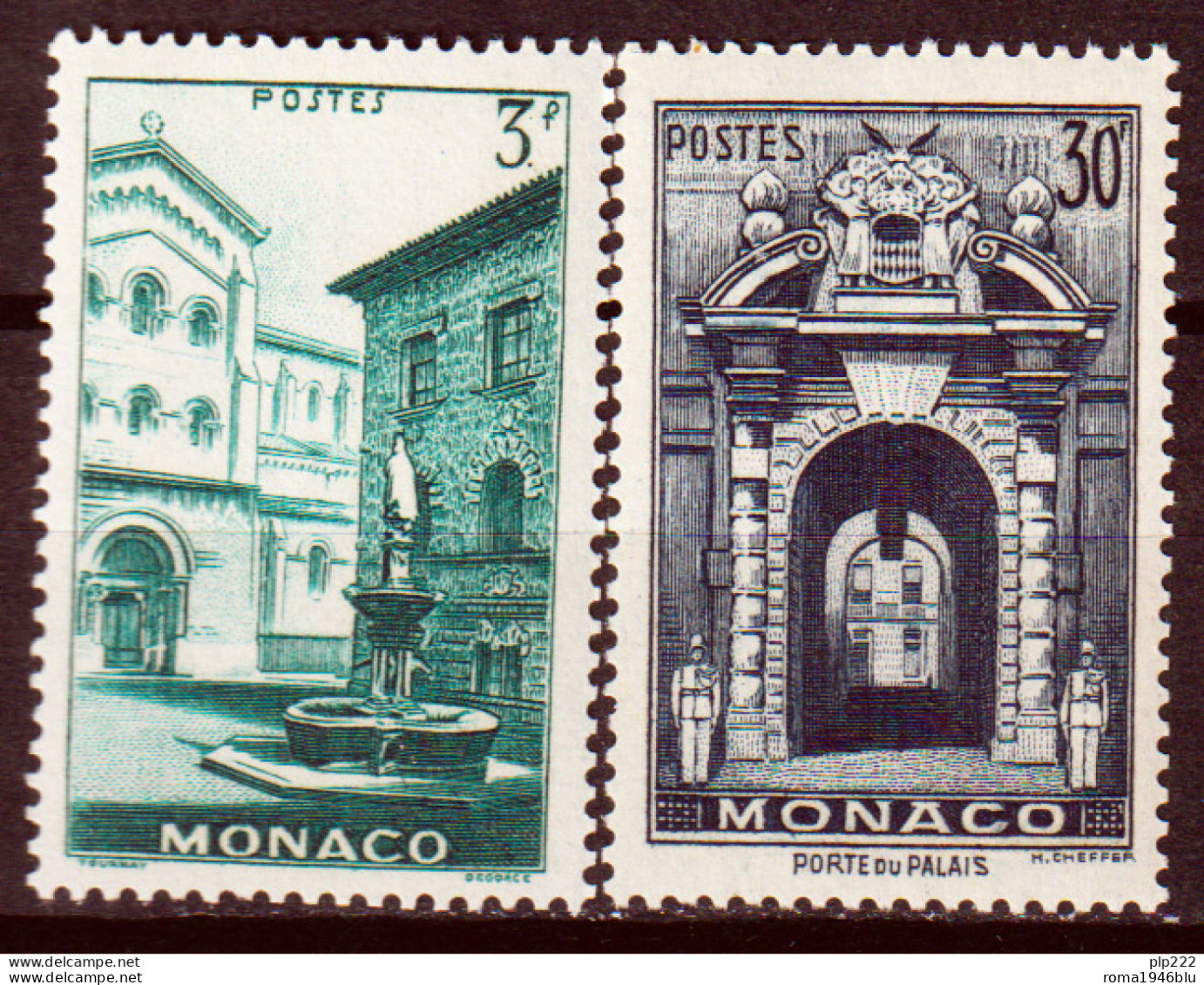 Monaco 1951 Unif.369/70 */MLH VF/F - Ungebraucht