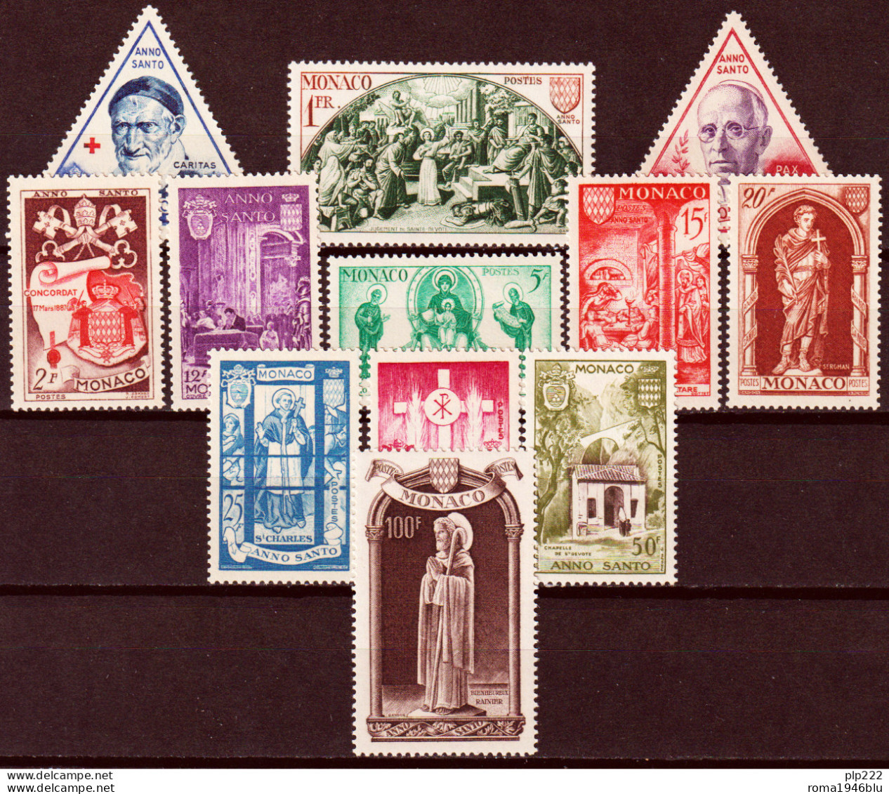 Monaco 1951 Unif.353/64 **/MNH VF/F - Nuevos