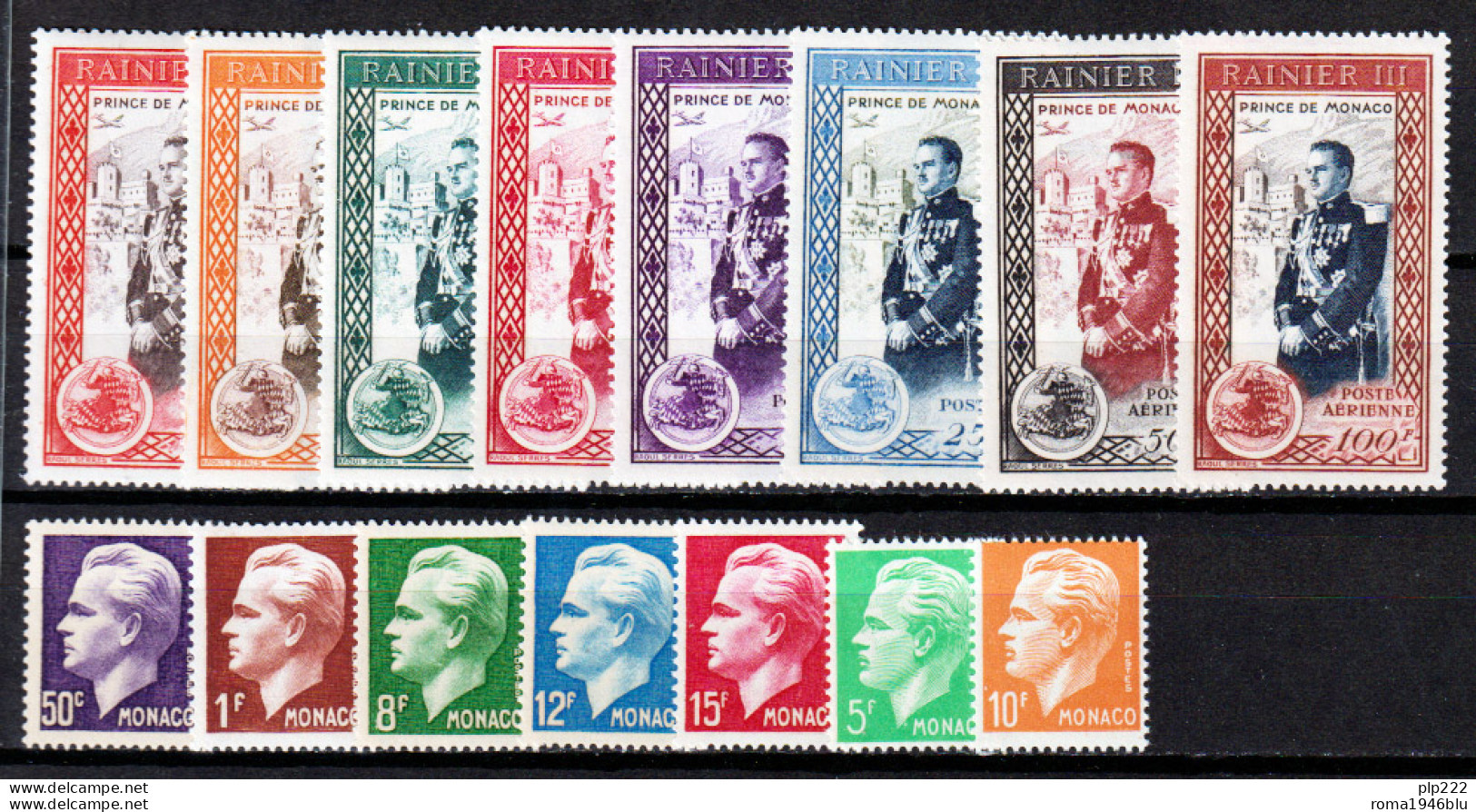 Monaco 1951 Annata Completa Con Posta Aerea / Complete Year Set With Air Mail **/MNH VF - Annate Complete