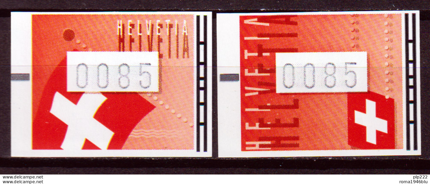 Svizzera 2005 Automatici 2 Val. **/MNH VF - Coil Stamps
