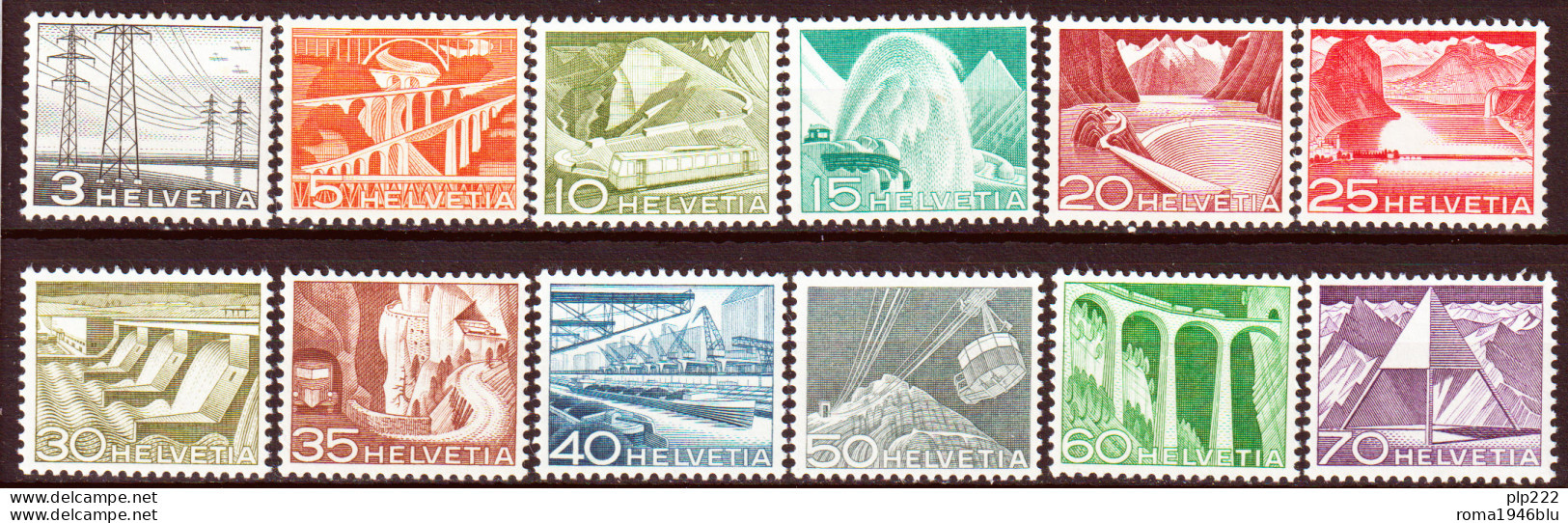 Svizzera 1949 Unif. 481/92 **/MNH VF - Ongebruikt