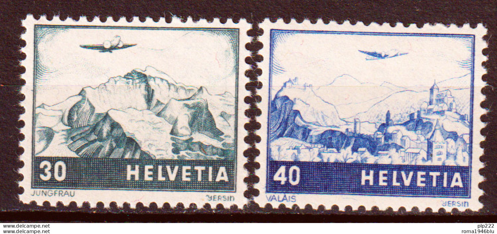 Svizzera 1948 Unif. A42/43 **/MNH VF - Unused Stamps