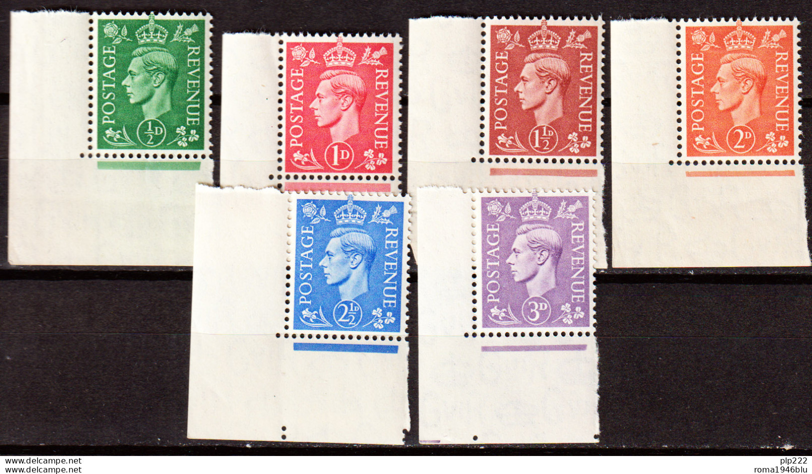 Gran Bretagna 1950 Unif. 250/55  **/MNH VF - Ongebruikt