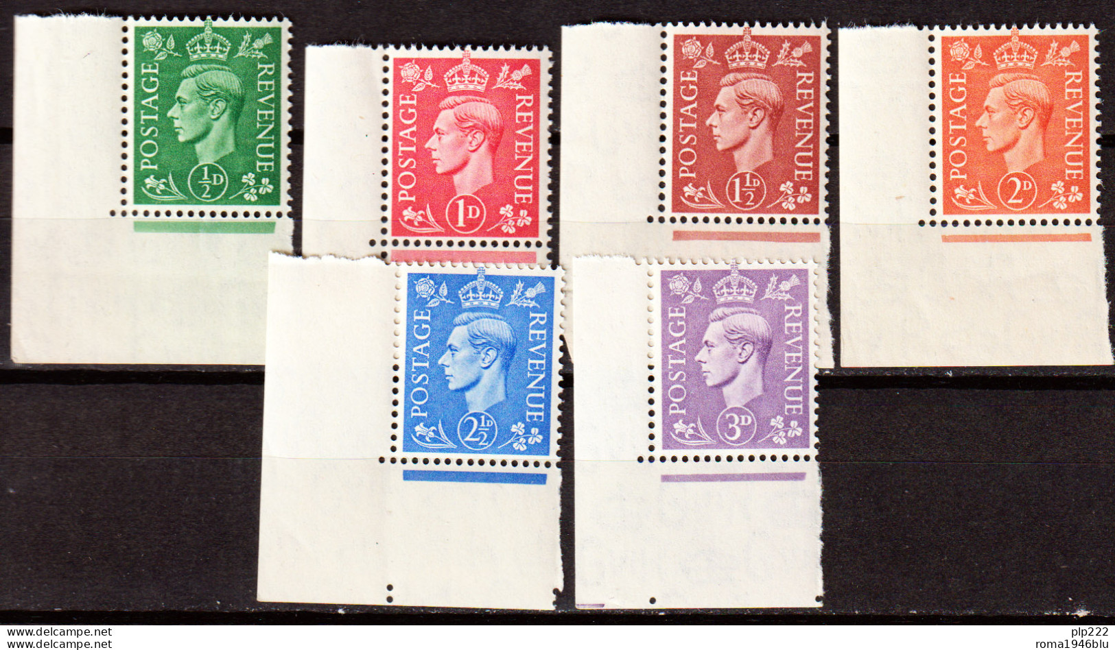 Gran Bretagna 1950 Unif. 250/55  **/MNH VF - Unused Stamps