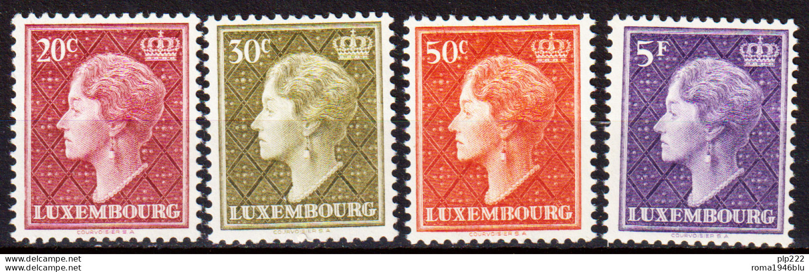 Lussemburgo 1958 Unif.544A/47 **/MNH VF - Unused Stamps