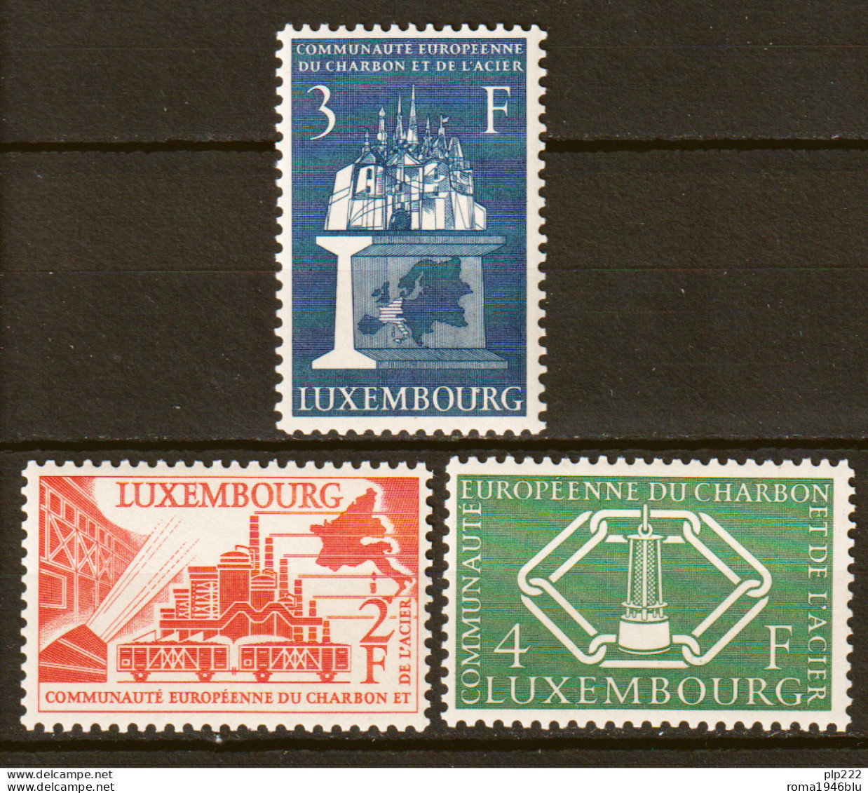 Lussemburgo 1956 Unif.511/13 **/MNH VF - Neufs