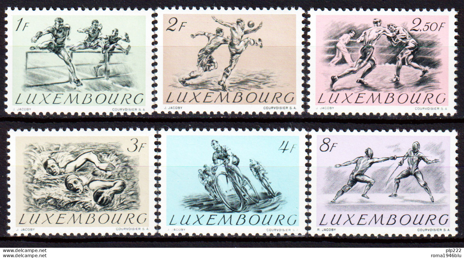 Lussemburgo 1952 Unif.455/60 **/MNH VF - Nuovi