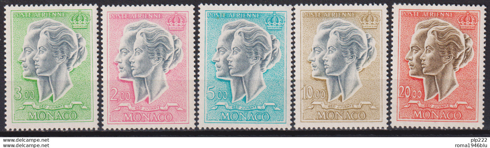 Monaco 1966 Unif. A87/90A **/MNH VF - Aéreo