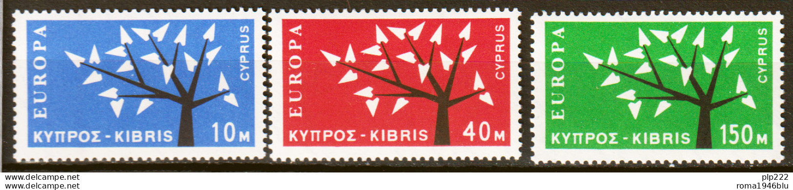 Cipro 1962 Unif.207/09 MNH VF - Neufs