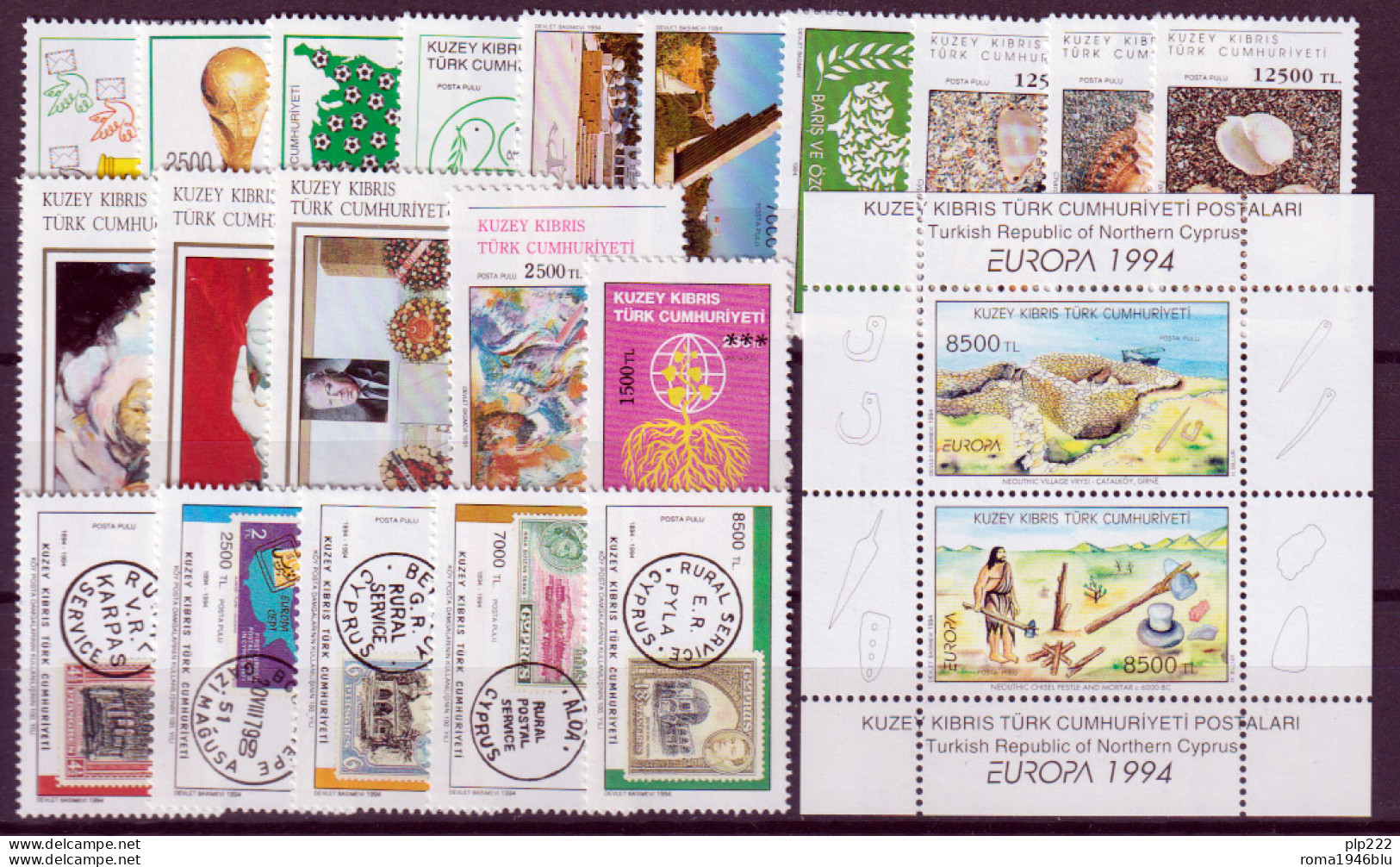 Cipro 1994 Annata Completa / Complete Year Set MNH VF - Unused Stamps