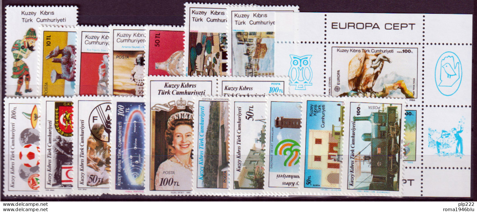 Cipro 1986 Annata Completa / Complete Year Set MNH VF - Unused Stamps