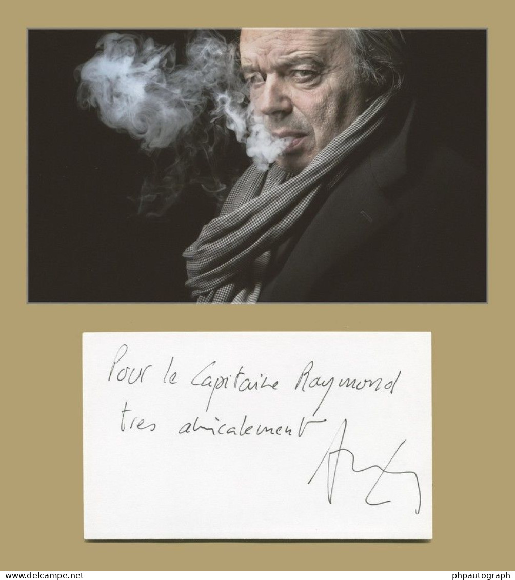 Philippe Djian - Écrivain Français - Carte Dédicacée + Photo - 2000 - Acteurs & Toneelspelers