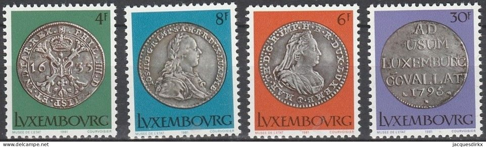 Luxembourg    .   Y&T     .    975/978     .    **      .      Neuf Avec Gomme Et SANS Charnière - Unused Stamps