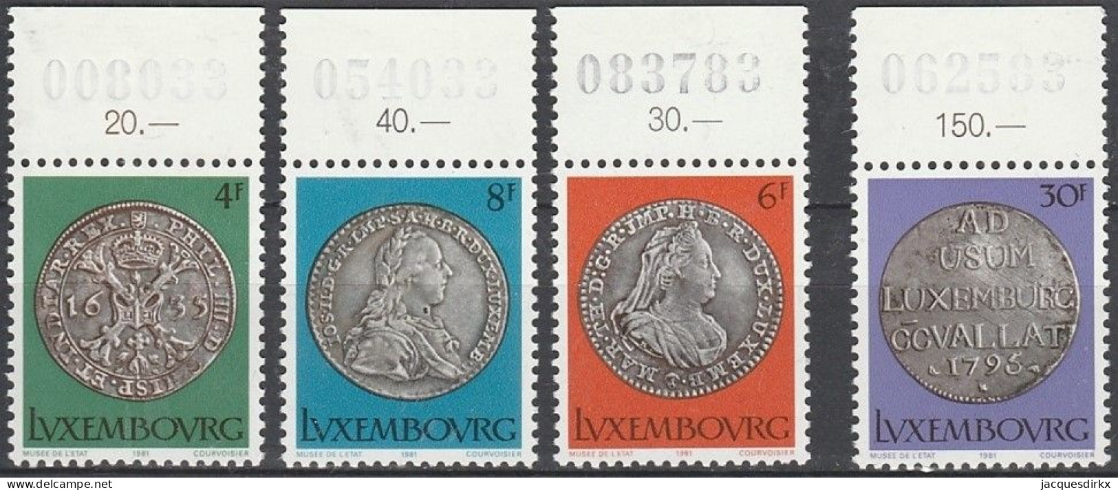 Luxembourg    .   Y&T     .    975/978     .    **      .      Neuf Avec Gomme Et SANS Charnière - Unused Stamps