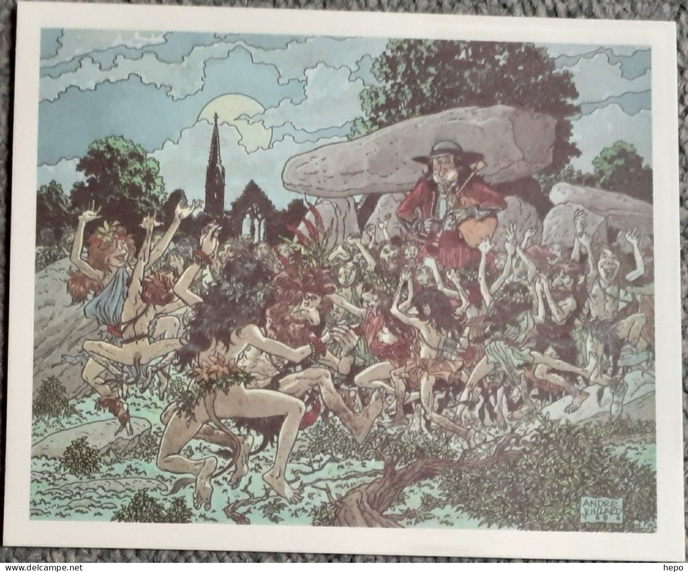 Juillard - Bretagne - Carte Personnelle De L'auteur 1984/1985 - Illustrateurs J - L