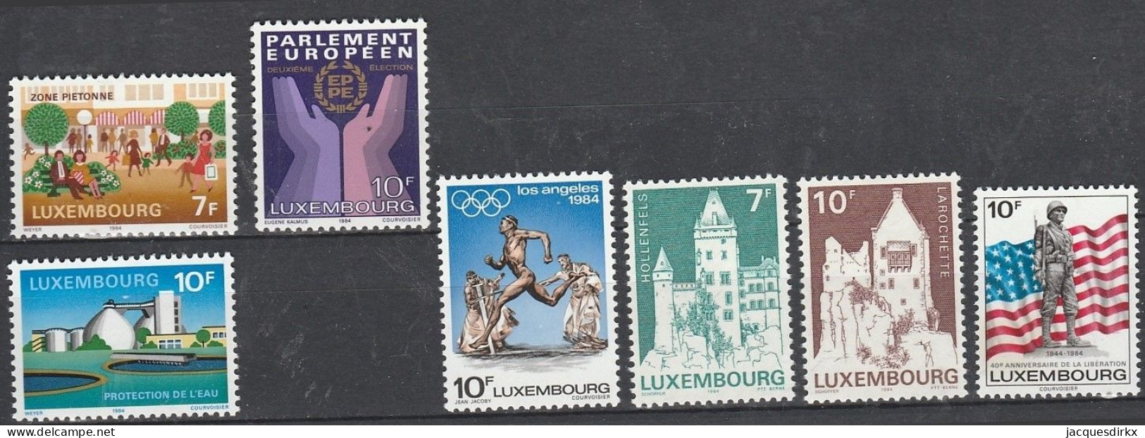 Luxembourg    .   Y&T     .    7  Timbres     .    **      .      Neuf Avec Gomme Et SANS Charnière - Unused Stamps