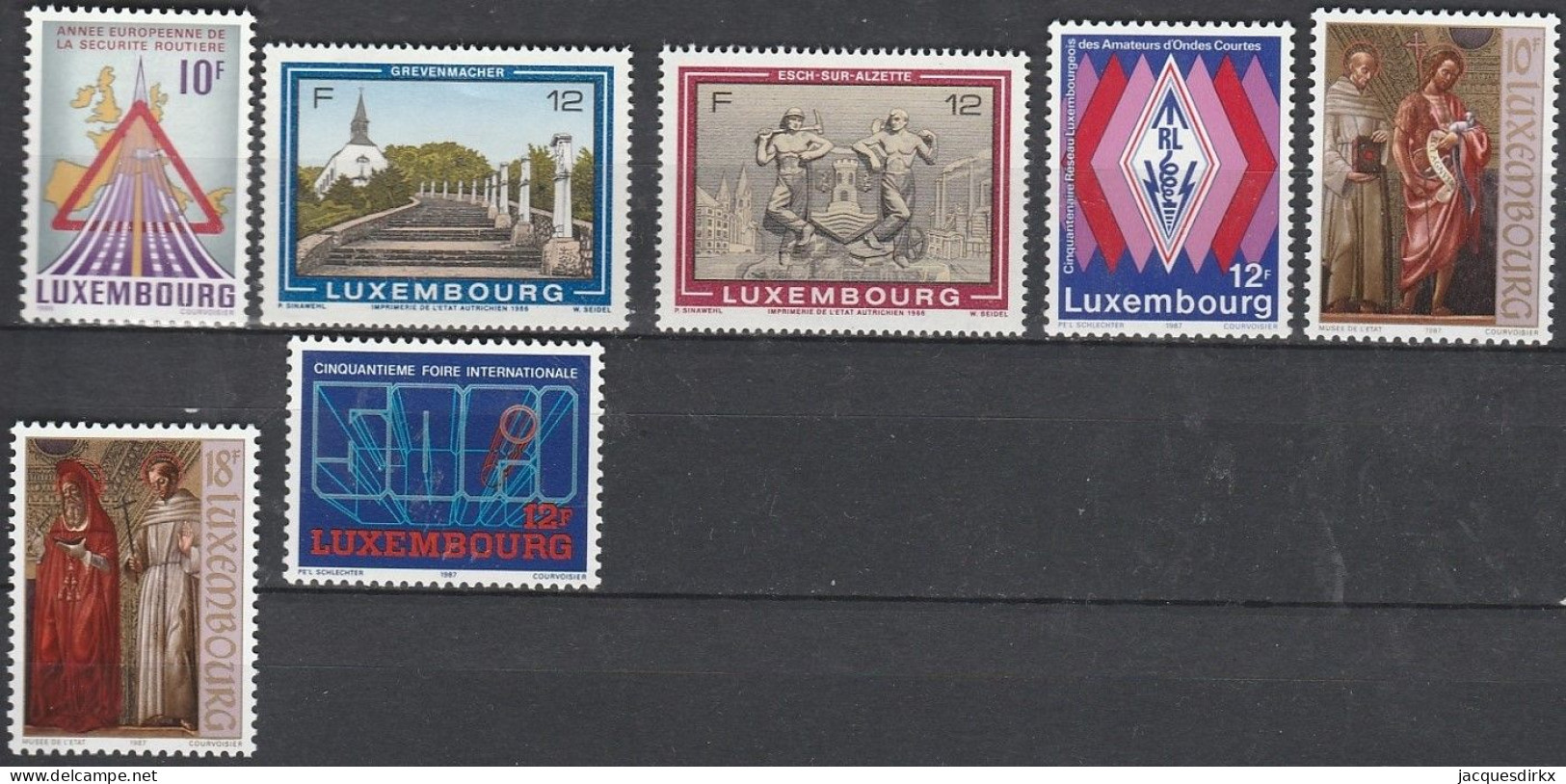 Luxembourg    .   Y&T     .    7  Timbres     .    **      .      Neuf Avec Gomme Et SANS Charnière - Unused Stamps