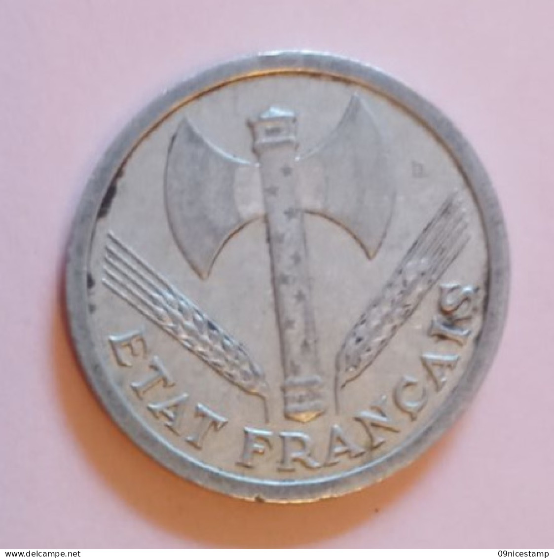 France, Year 1943, Old Coin, Used; 2 Franc - 2 Francs