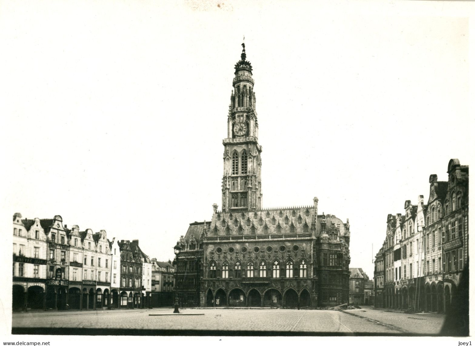 Arras  1914,photo Vasse Rue Gambetta à Arras Format 13/18 - Guerre, Militaire