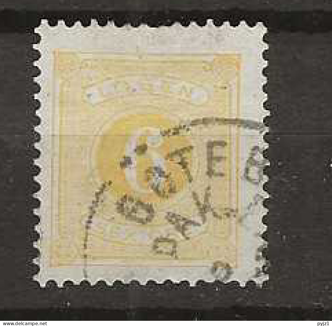 1877 USED Sweden Mi 4-B Perf 13 - Postage Due