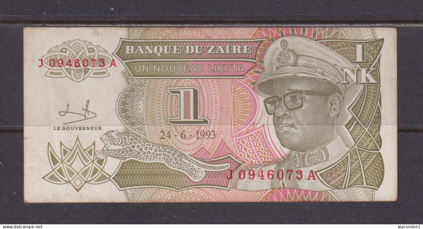 ZAIRE - 1993 1 New Likuta AUNC/XF Banknote As Scans - Zaïre