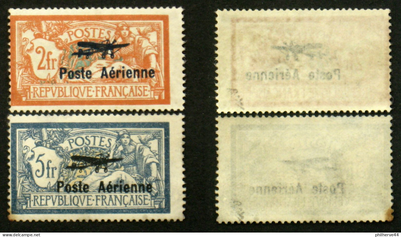 N° PA 1+2 SALON MARSEILLE Neuf NSG TB Cote 500€ Signés Calves - 1927-1959 Postfris