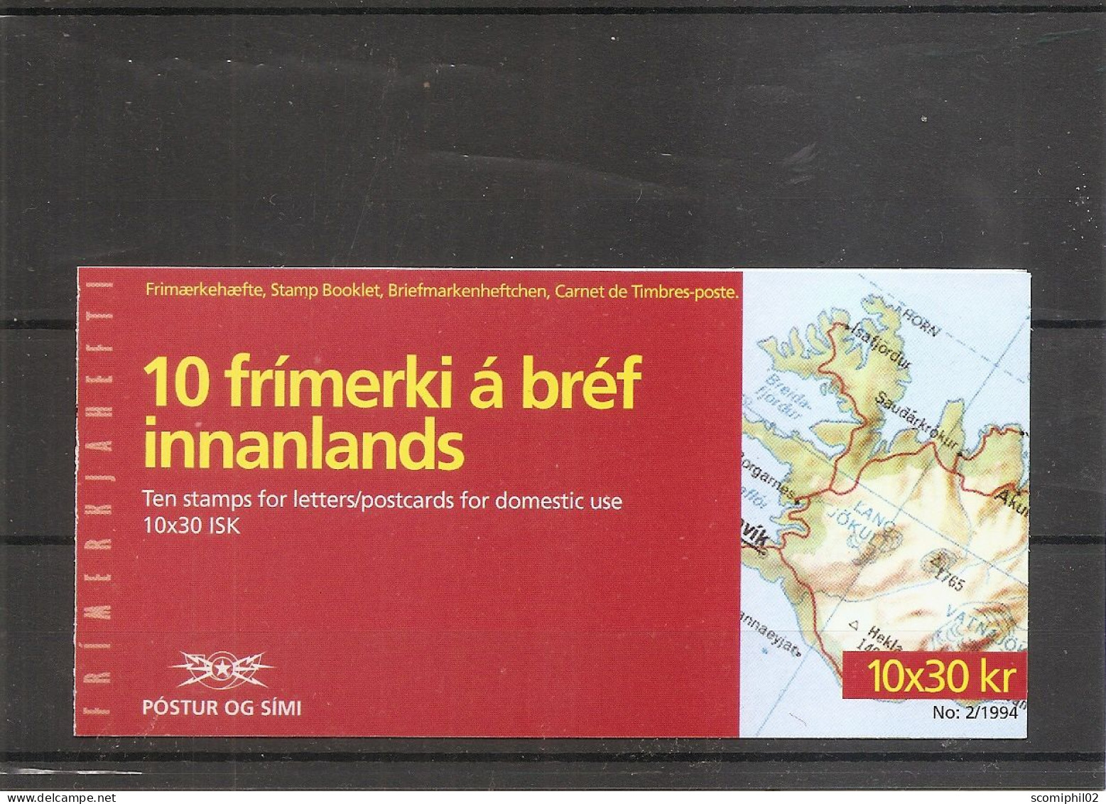 Islande ( Carnet 752 XXX -MNH ) - Carnets