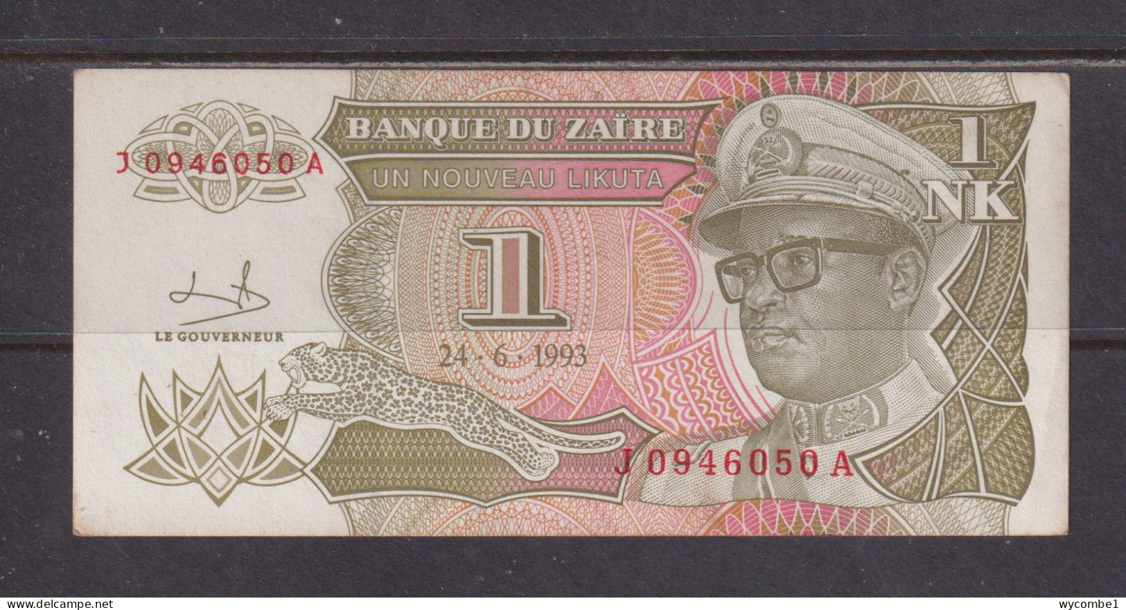 ZAIRE - 1993 1 New Likuta AUNC/XF Banknote As Scans - Zaïre