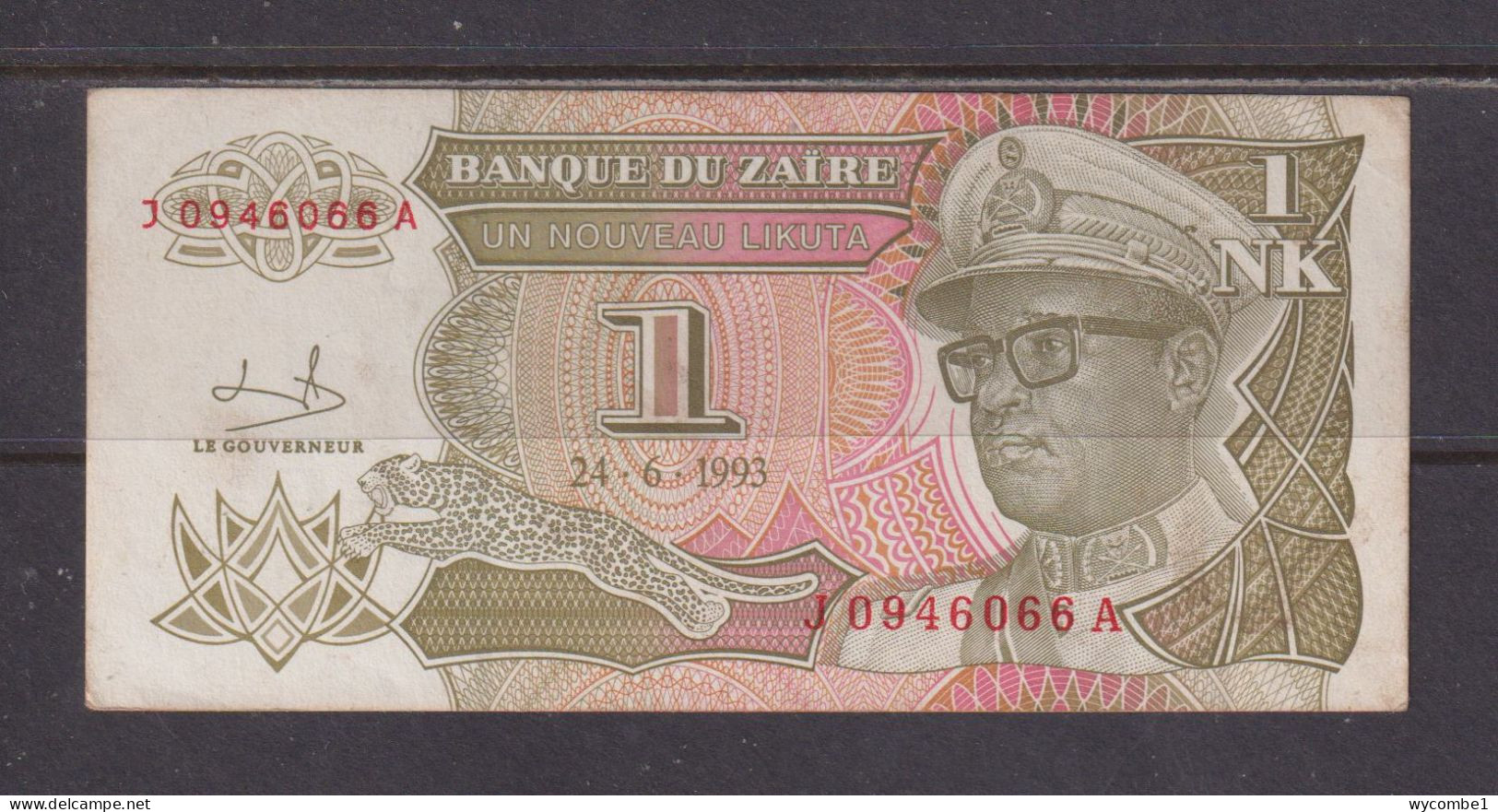 ZAIRE - 1993 1 New Likuta AUNC/XF Banknote As Scans - Zaïre