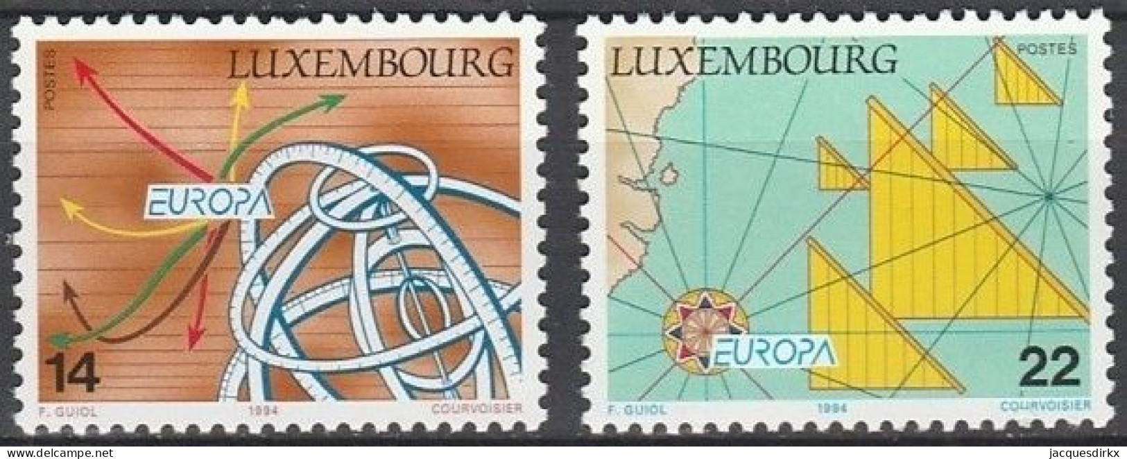 Luxembourg    .   Y&T     .    1290/1291       .    **      .      Neuf Avec Gomme Et SANS Charnière - Unused Stamps