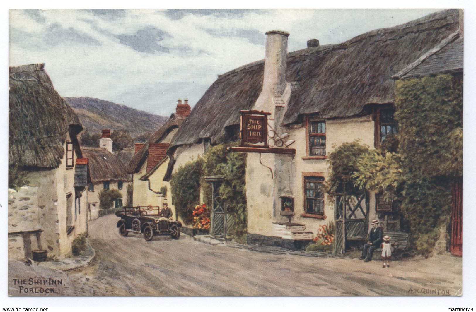 England Porlock The Ship Inn A.R. Quinton - Minehead