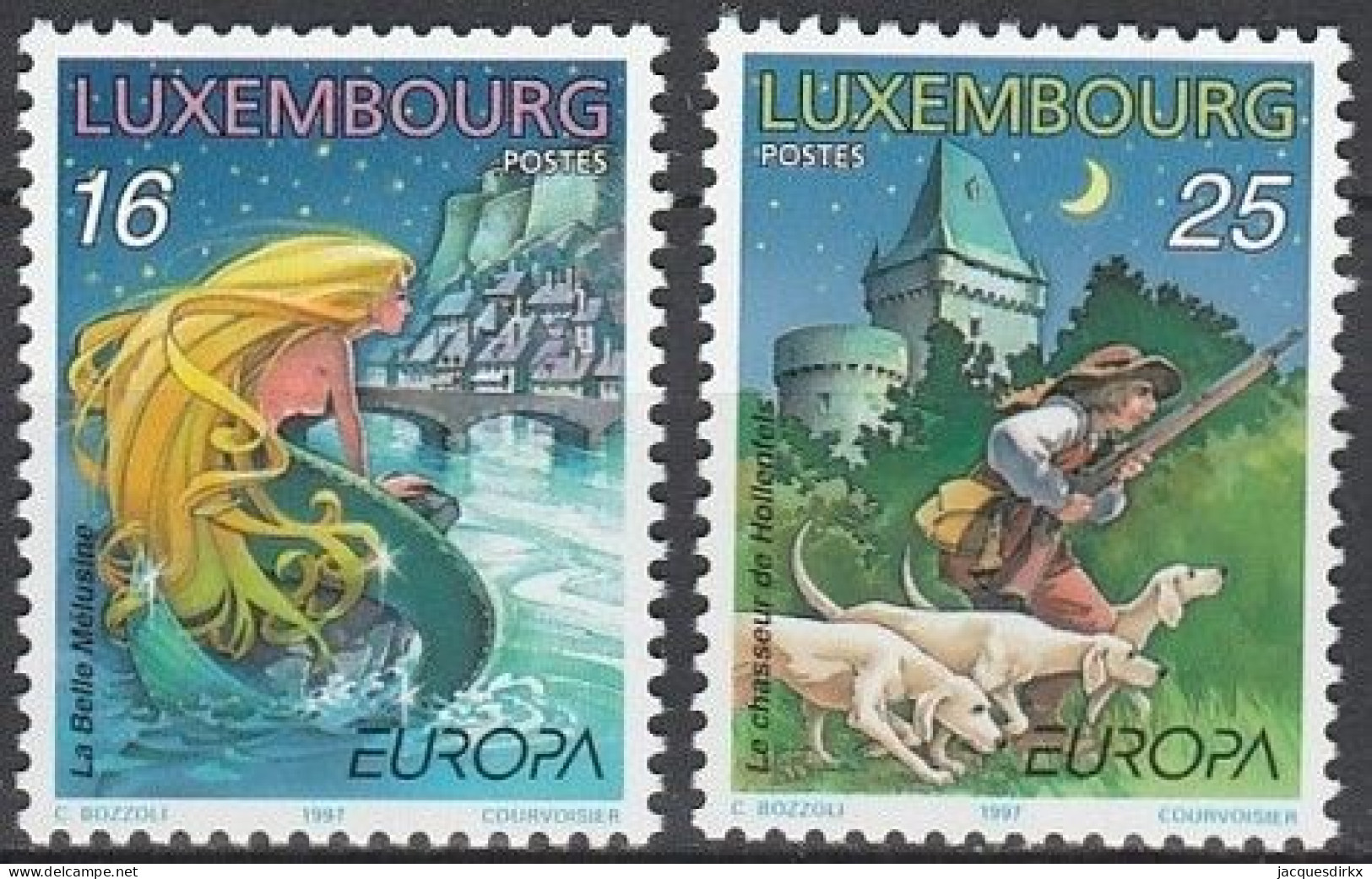 Luxembourg    .   Y&T     .    1368/1369      .    **      .      Neuf Avec Gomme Et SANS Charnière - Unused Stamps